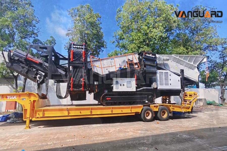 Large Capacity, High Load - Vanguard Machinery's Crawler-type Heavy-duty Screening Plant Conquers the Singapore Market