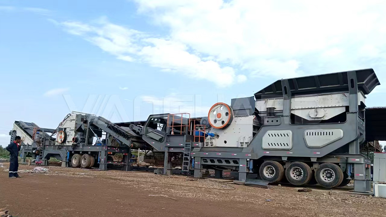 mobile stone crusher, limestone mobile crusher, Vanguard Machinery