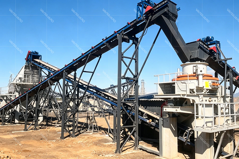 6-Grade Granite Aggregate Production Line for Russian Asphalt Plants Put into Operation | Vanguard Machinery 150t/h Crushing & Sand Making Customer Case