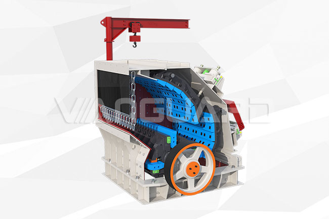 impact, crusher, horizontal