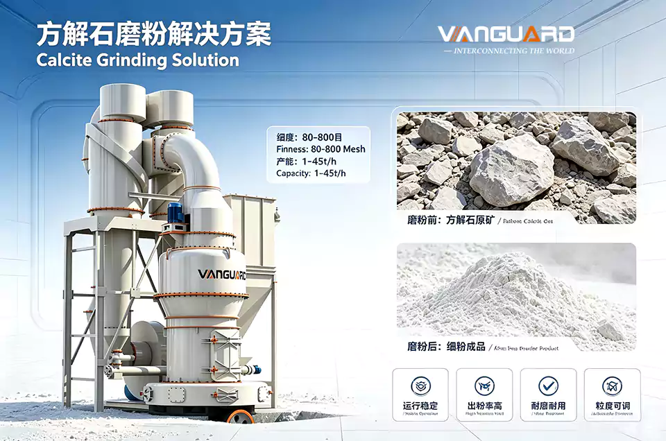 Best Grinding Mill for Calcite (2026 Guide): How to Choose the Right Mill Based on Fineness