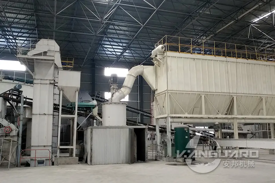gypsum, grinding, mill