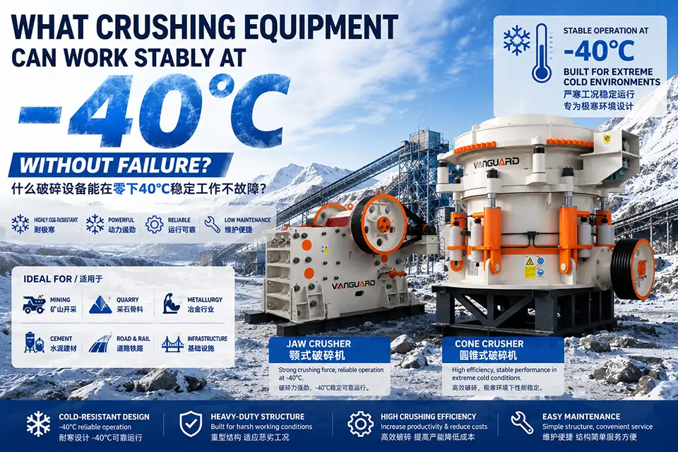 What Crushing Equipment Works Reliably at -40°C Without Breakdowns?