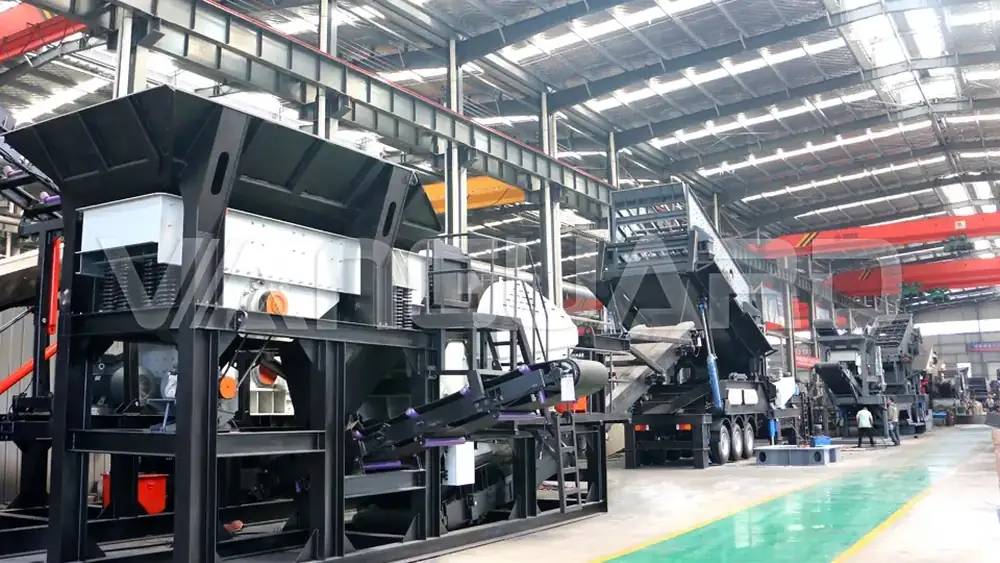mobile, crushing, plant