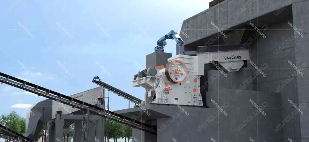 Copper crushing line configuration overview