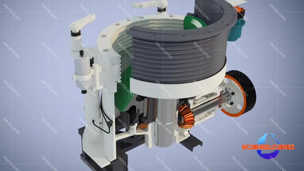 Cone crusher lamination crushing principle