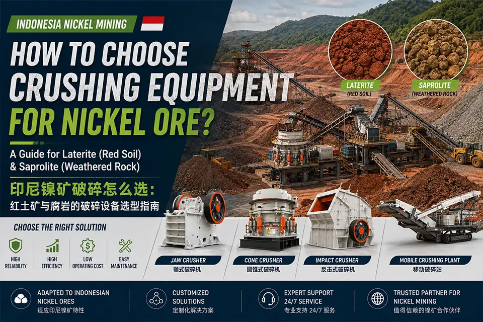 Indonesia Nickel Ore Crushing Plant Selection: How to Choose the Right Equipment for Laterite and Saprolite