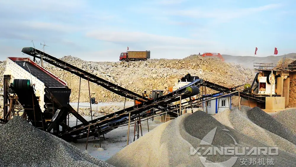 150 TPH fixed crushing plant overview